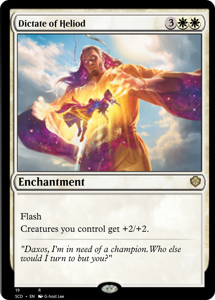 Dictate of Heliod [Starter Commander Decks] MTG Single Magic: The Gathering | Red Claw Gaming