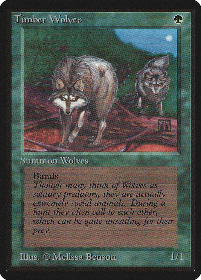 Timber Wolves [Beta Edition] MTG Single Magic: The Gathering | Red Claw Gaming