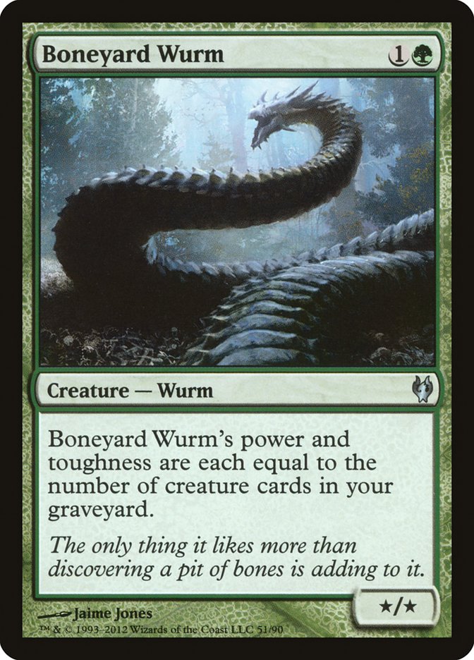 Boneyard Wurm [Duel Decks: Izzet vs. Golgari] MTG Single Magic: The Gathering | Red Claw Gaming