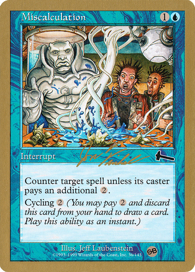 Miscalculation (Jon Finkel) (SB) [World Championship Decks 2000] MTG Single Magic: The Gathering | Red Claw Gaming