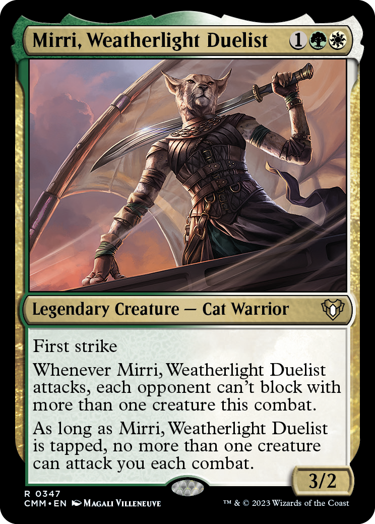 Mirri, Weatherlight Duelist [Commander Masters] MTG Single Magic: The Gathering | Red Claw Gaming