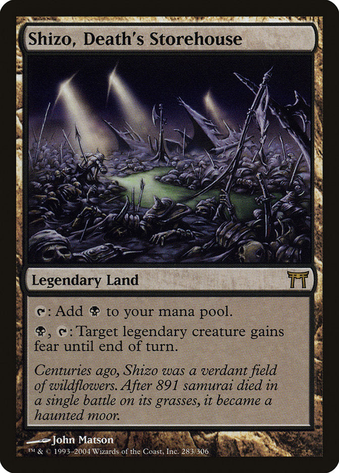 Shizo, Death's Storehouse [Champions of Kamigawa] MTG Single Magic: The Gathering | Red Claw Gaming
