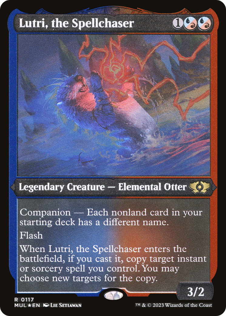 Lutri, the Spellchaser (Foil Etched) [Multiverse Legends] MTG Single Magic: The Gathering | Red Claw Gaming