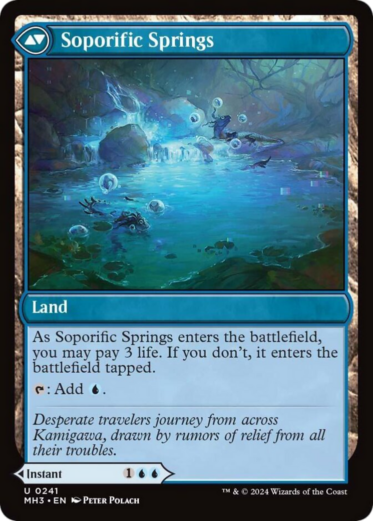 Sink into Stupor // Soporific Springs [Modern Horizons 3] MTG Single Magic: The Gathering    | Red Claw Gaming