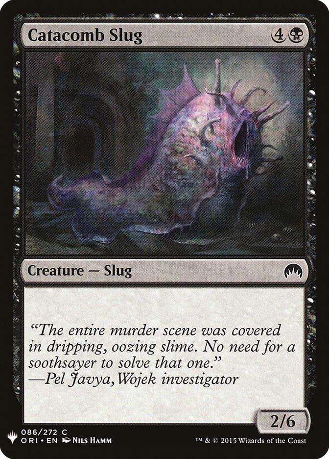 Catacomb Slug [Mystery Booster] MTG Single Magic: The Gathering    | Red Claw Gaming