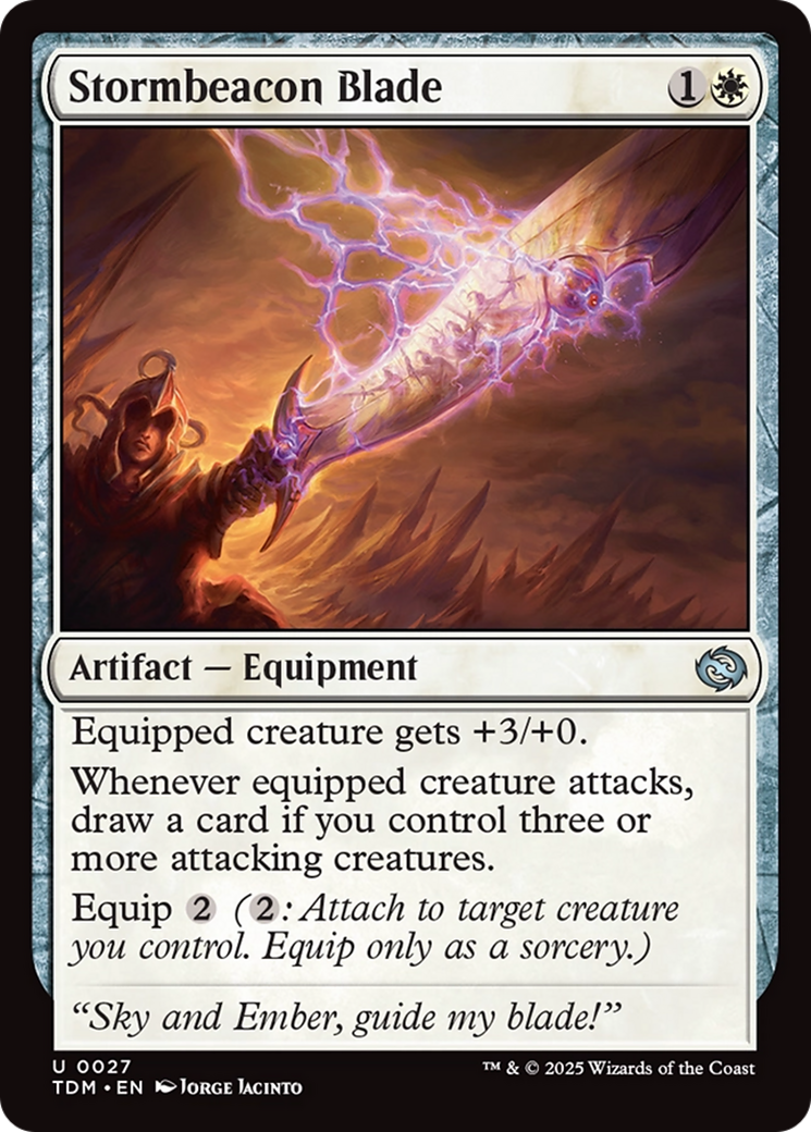 Stormbeacon Blade [Tarkir: Dragonstorm] MTG Single Magic: The Gathering | Red Claw Gaming