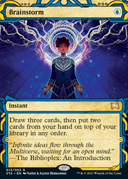 Brainstorm (Foil Etched) [Strixhaven: Mystical Archive] MTG Single Magic: The Gathering | Red Claw Gaming