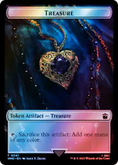Alien Rhino // Treasure (0061) Double-Sided Token (Surge Foil) [Doctor Who Tokens] MTG Single Magic: The Gathering | Red Claw Gaming