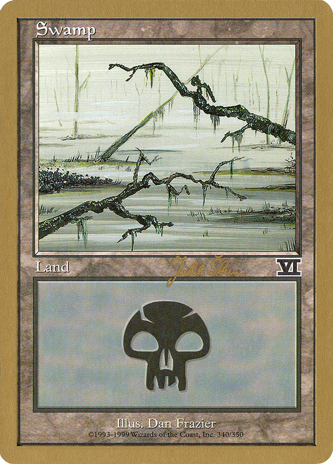 Swamp (js340b) (Jakub Slemr) [World Championship Decks 1999] MTG Single Magic: The Gathering | Red Claw Gaming