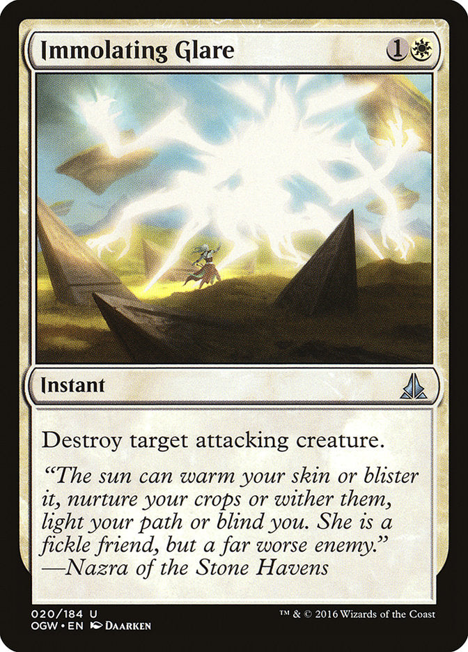 Immolating Glare [Oath of the Gatewatch] MTG Single Magic: The Gathering | Red Claw Gaming