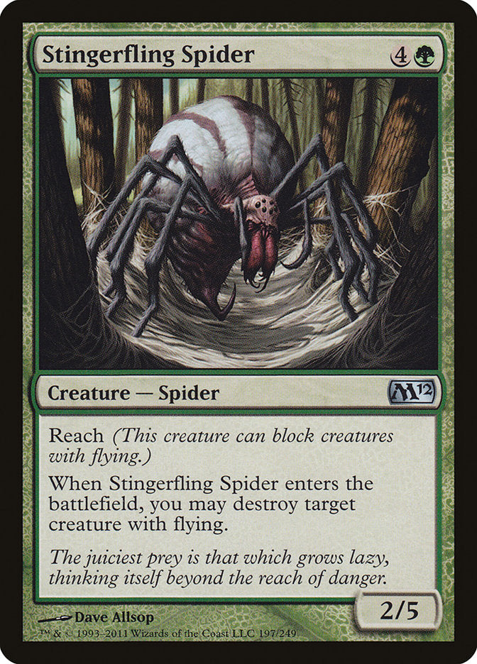 Stingerfling Spider [Magic 2012] MTG Single Magic: The Gathering | Red Claw Gaming
