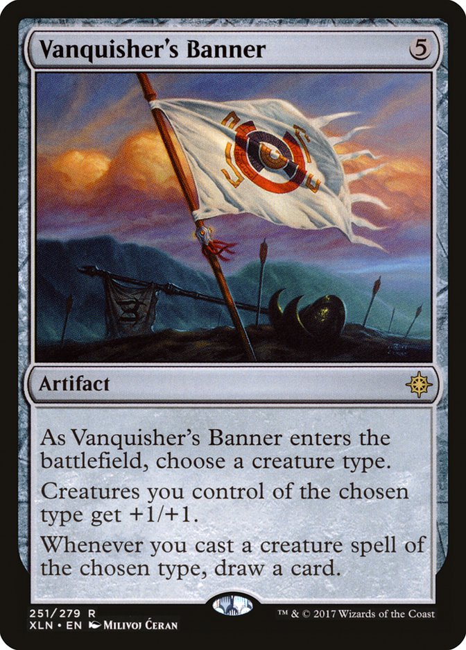 Vanquisher's Banner [Ixalan] MTG Single Magic: The Gathering | Red Claw Gaming