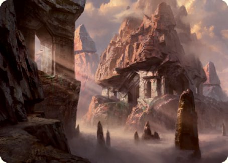 Mountain (277) Art Card [Dungeons & Dragons: Adventures in the Forgotten Realms Art Series] MTG Single Magic: The Gathering | Red Claw Gaming