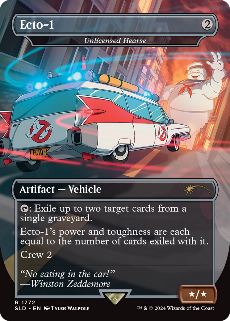 Ecto-1 - Unlicensed Hearse [Secret Lair Drop Series] MTG Single Magic: The Gathering | Red Claw Gaming
