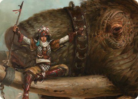 Tuskguard Captain Art Card [Commander Masters Art Series] MTG Single Magic: The Gathering | Red Claw Gaming