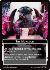 The Monarch (016) // Vibranium (015) Double-Sided Token [Marvel Super Heroes Commander Tokens] | Red Claw Gaming
