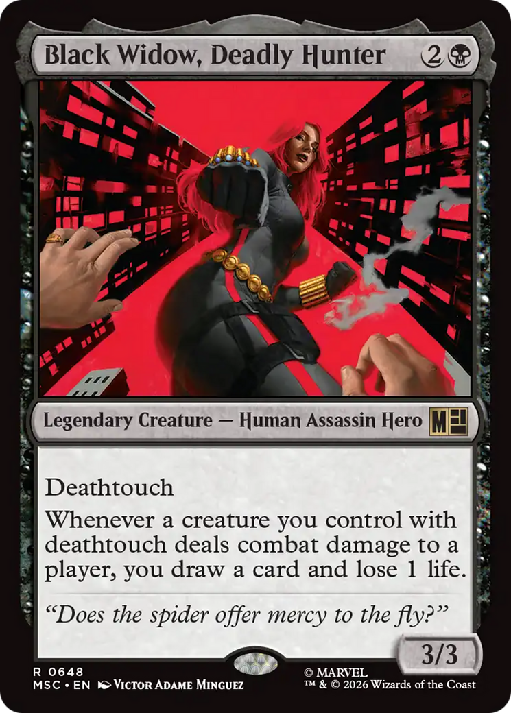 Black Widow, Deadly Hunter [Marvel Super Heroes Commander] | Red Claw Gaming