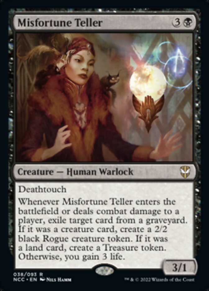 Misfortune Teller [Streets of New Capenna Commander] MTG Single Magic: The Gathering | Red Claw Gaming