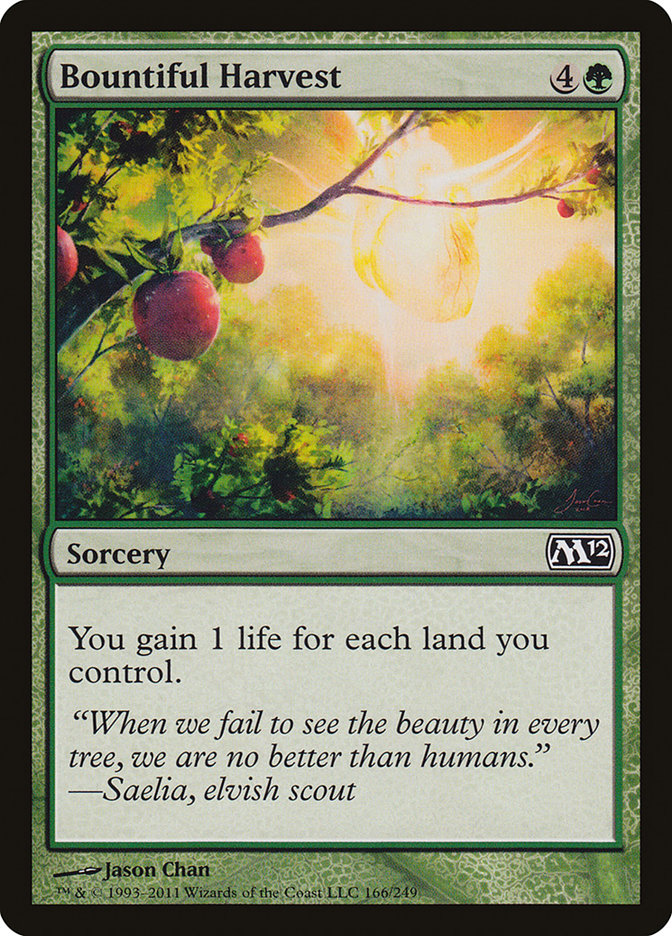 Bountiful Harvest [Magic 2012] MTG Single Magic: The Gathering | Red Claw Gaming
