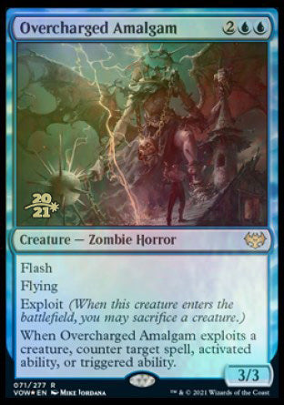 Overcharged Amalgam [Innistrad: Crimson Vow Prerelease Promos] MTG Single Magic: The Gathering | Red Claw Gaming
