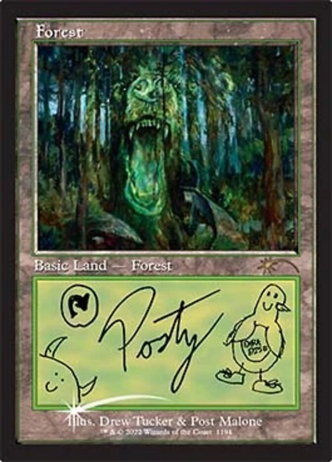 Forest (1194) [Secret Lair Drop Series] MTG Single Magic: The Gathering | Red Claw Gaming