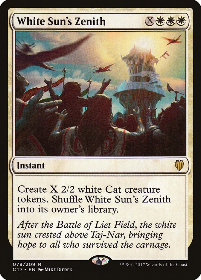 White Sun's Zenith [Commander 2017] MTG Single Magic: The Gathering | Red Claw Gaming