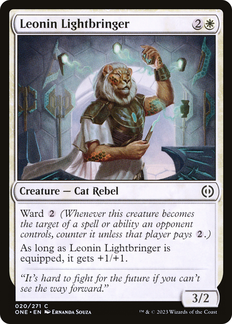 Leonin Lightbringer [Phyrexia: All Will Be One] MTG Single Magic: The Gathering | Red Claw Gaming