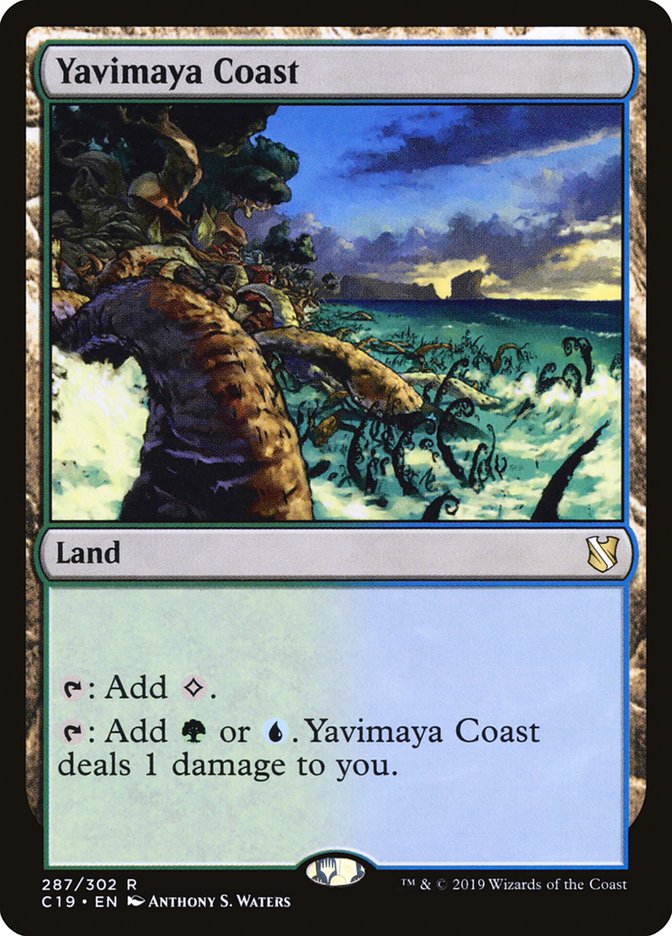Yavimaya Coast [Commander 2019] MTG Single Magic: The Gathering | Red Claw Gaming