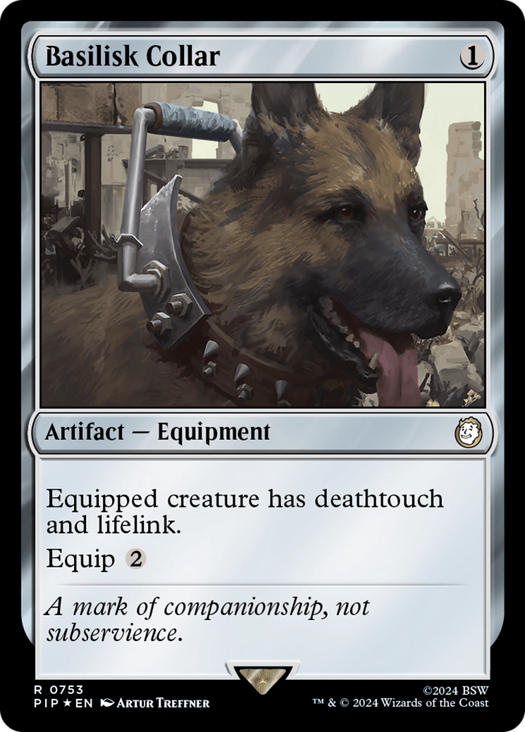 Basilisk Collar (Surge Foil) [Fallout] MTG Single Magic: The Gathering | Red Claw Gaming