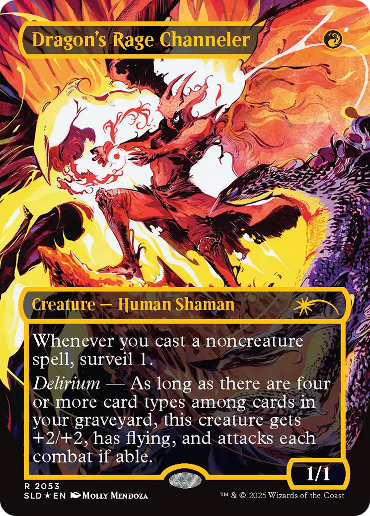 Dragon's Rage Channeler (2053) (Raised Foil) [Secret Lair Drop Series] MTG Single Magic: The Gathering | Red Claw Gaming