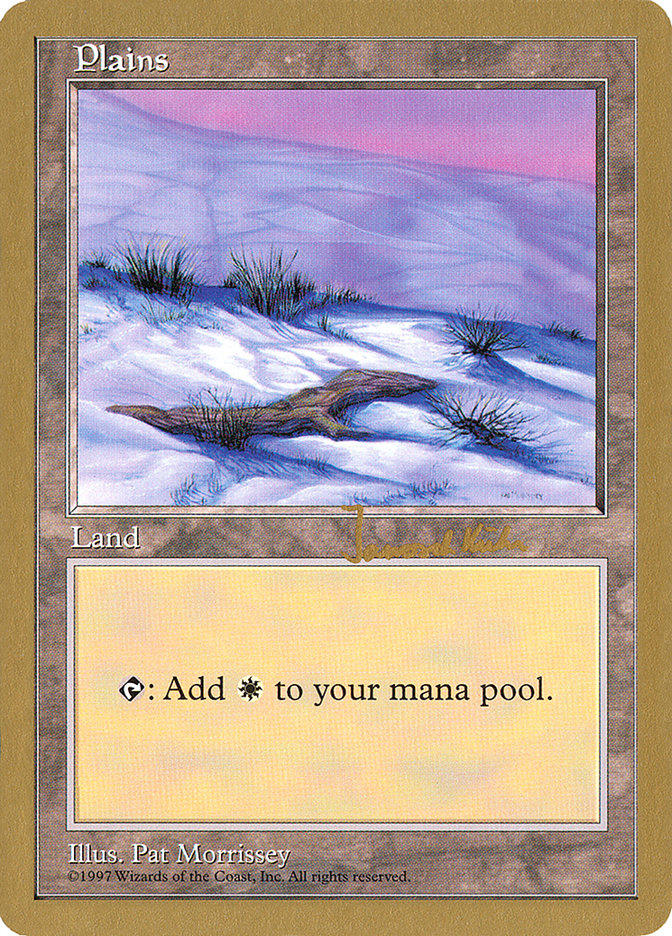 Plains (jk430) (Janosch Kuhn) [World Championship Decks 1997] MTG Single Magic: The Gathering | Red Claw Gaming