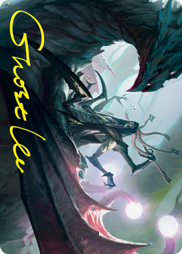 Specter of the Fens Art Card (Gold-Stamped Signature) [Strixhaven: School of Mages Art Series] MTG Single Magic: The Gathering | Red Claw Gaming