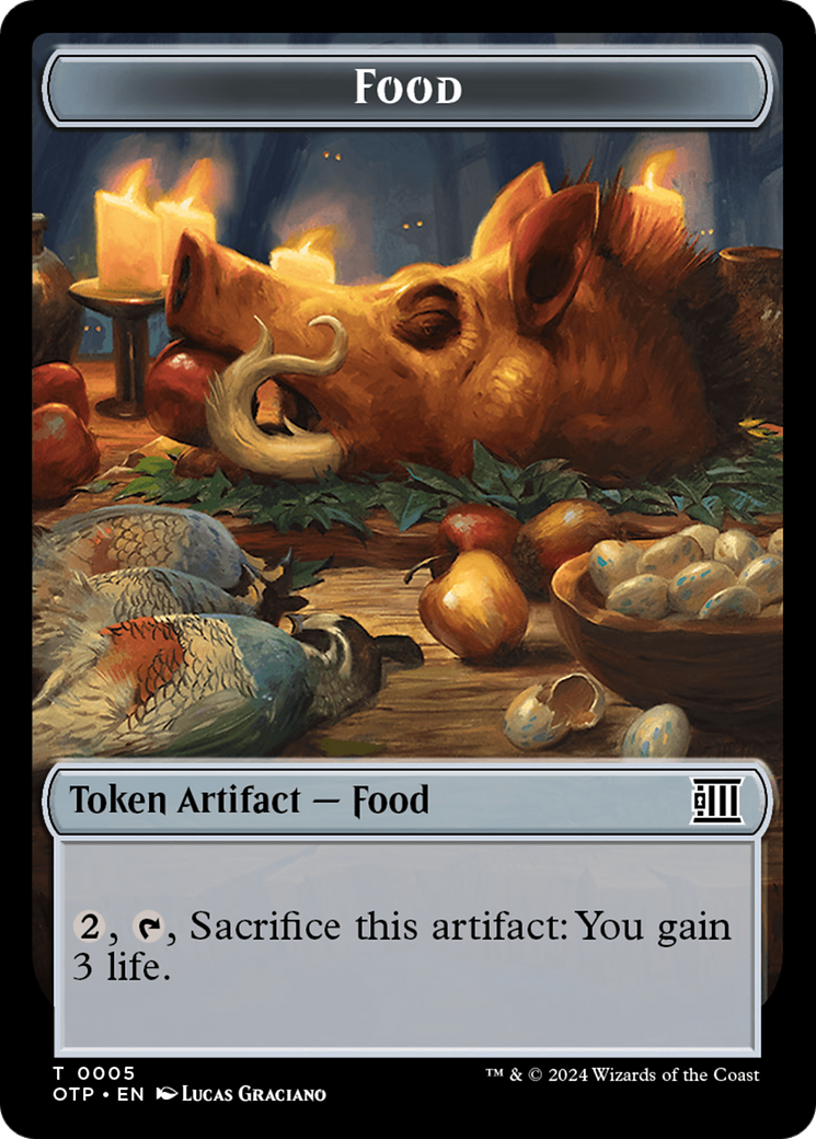Food Token [Outlaws of Thunder Junction: Breaking News Tokens] MTG Single Magic: The Gathering | Red Claw Gaming