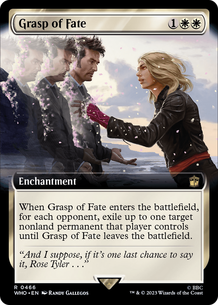 Grasp of Fate (Extended Art) [Doctor Who] MTG Single Magic: The Gathering | Red Claw Gaming