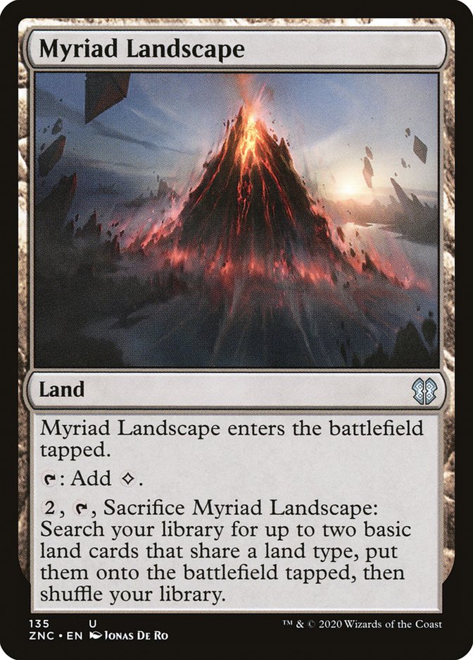 Myriad Landscape [Zendikar Rising Commander] MTG Single Magic: The Gathering | Red Claw Gaming
