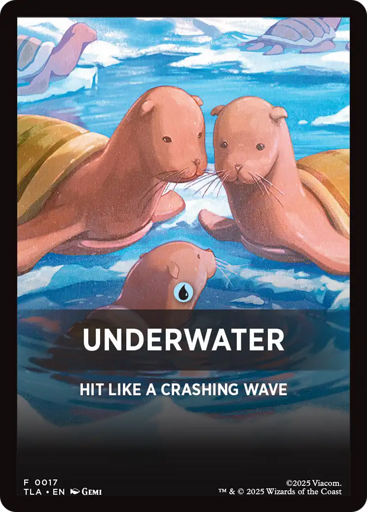 Underwater Theme Card [Avatar: The Last Airbender Tokens] | Red Claw Gaming
