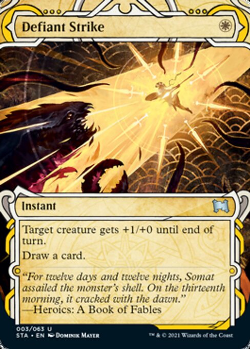 Defiant Strike [Strixhaven: Mystical Archive] MTG Single Magic: The Gathering | Red Claw Gaming