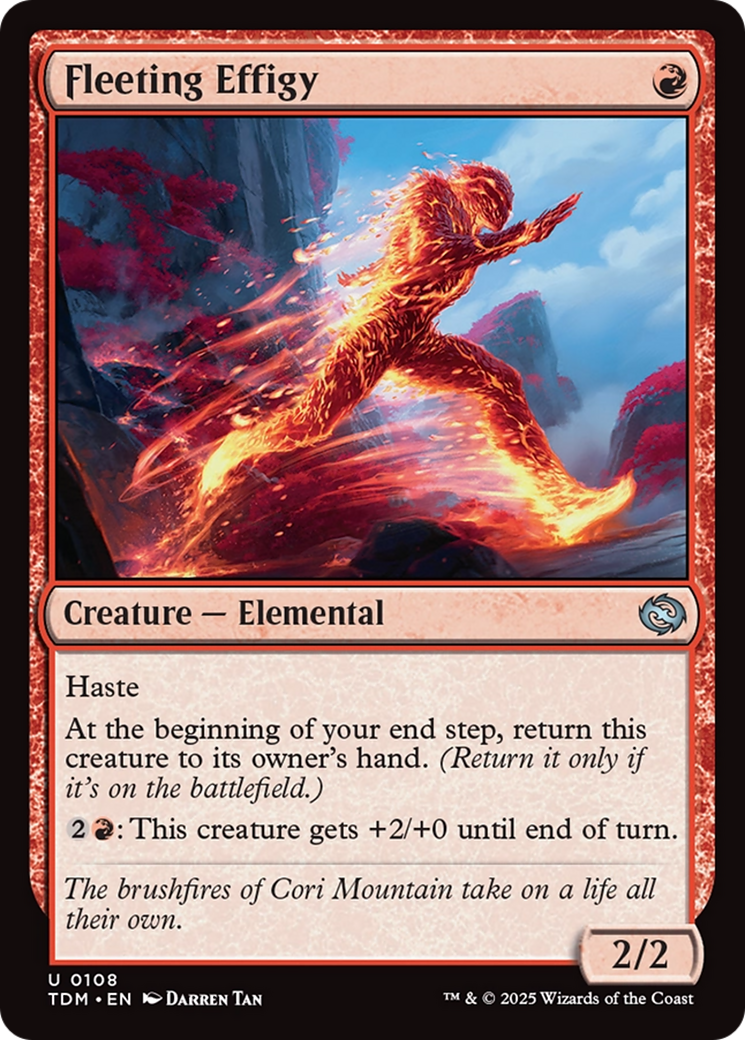 Fleeting Effigy [Tarkir: Dragonstorm] MTG Single Magic: The Gathering | Red Claw Gaming