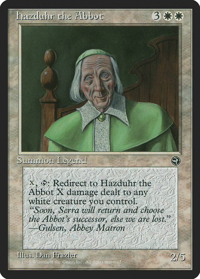 Hazduhr the Abbot [Homelands] MTG Single Magic: The Gathering | Red Claw Gaming