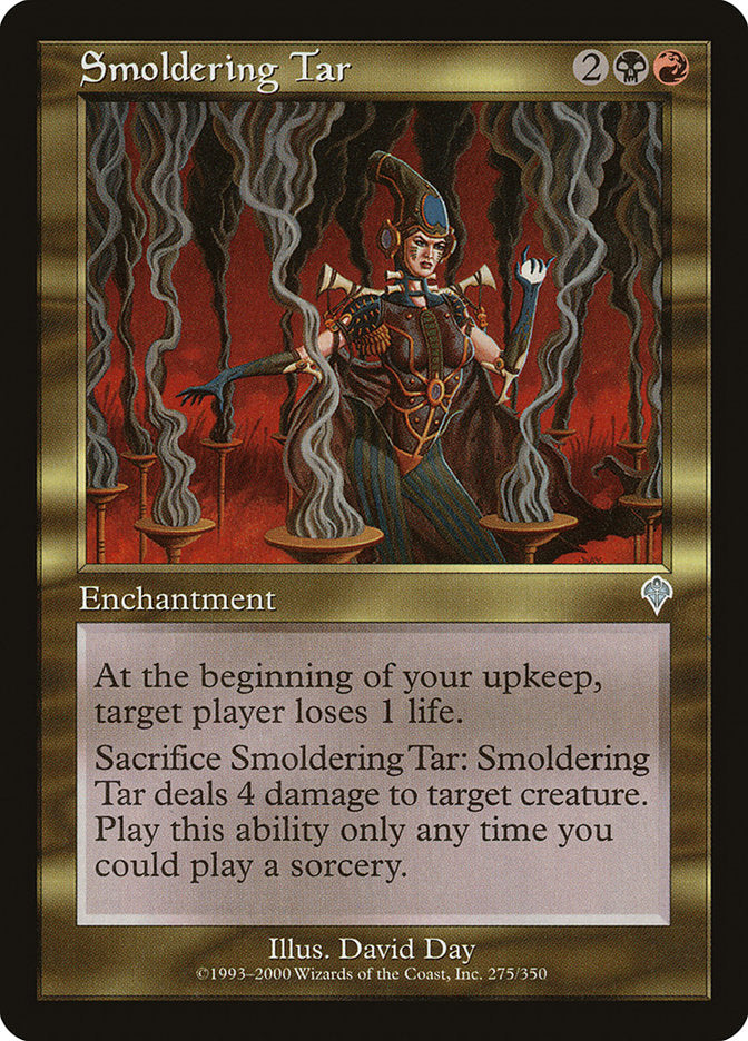 Smoldering Tar [Invasion] MTG Single Magic: The Gathering | Red Claw Gaming