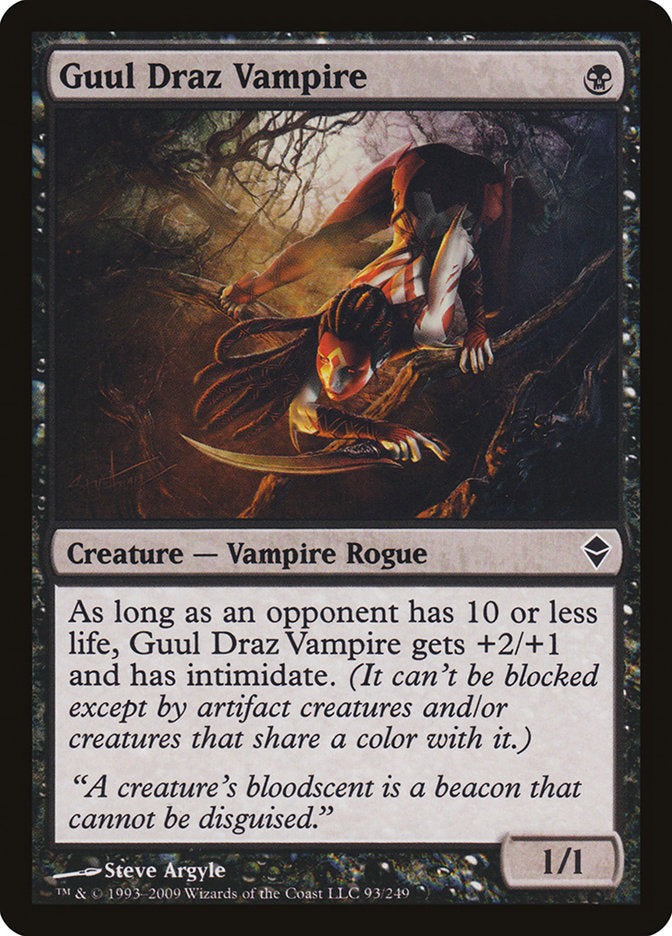 Guul Draz Vampire [Zendikar] MTG Single Magic: The Gathering | Red Claw Gaming