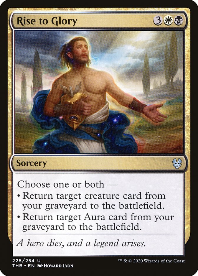 Rise to Glory [Theros Beyond Death] MTG Single Magic: The Gathering | Red Claw Gaming