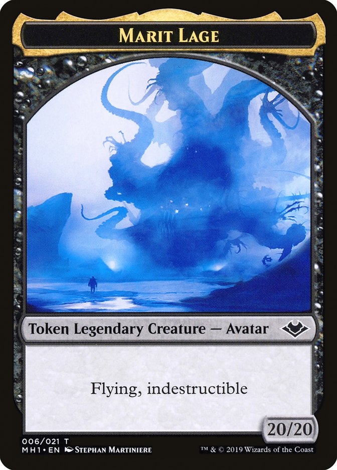 Soldier (004) // Marit Lage (006) Double-Sided Token [Modern Horizons Tokens] MTG Single Magic: The Gathering | Red Claw Gaming