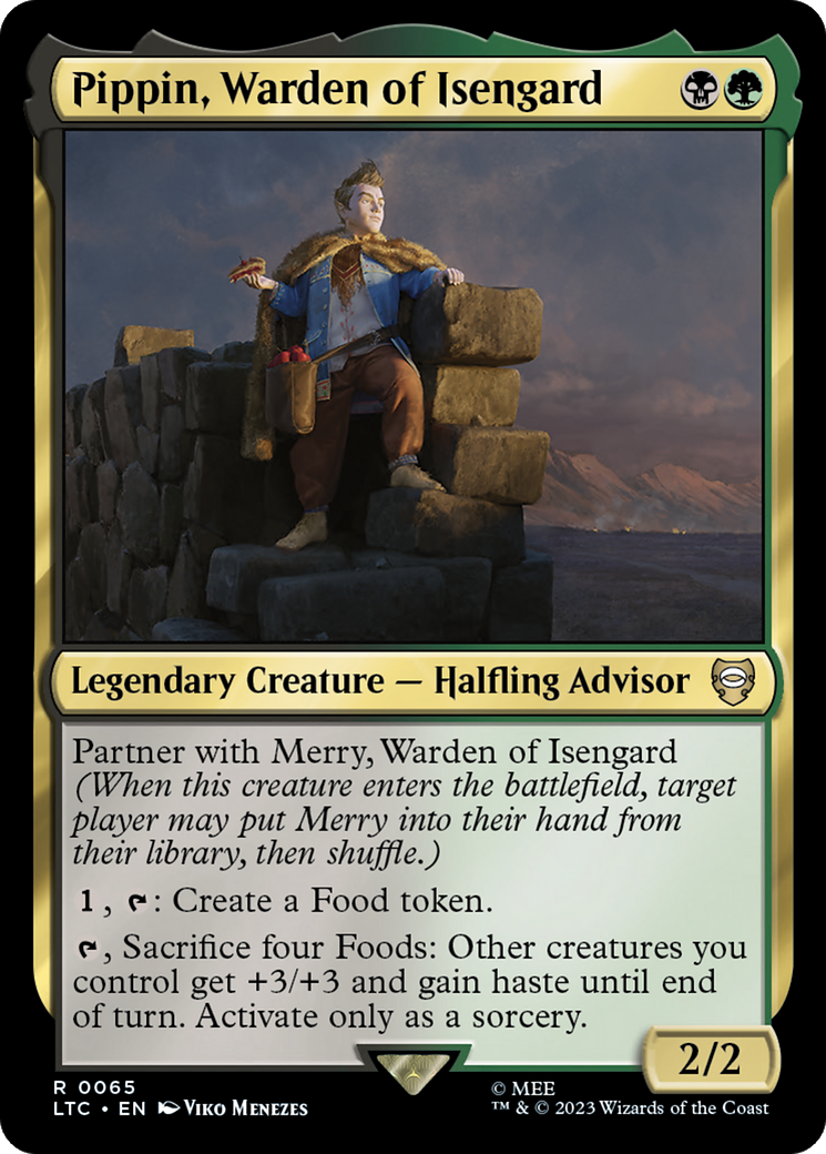 Pippin, Warden of Isengard [The Lord of the Rings: Tales of Middle-Earth Commander] MTG Single Magic: The Gathering | Red Claw Gaming