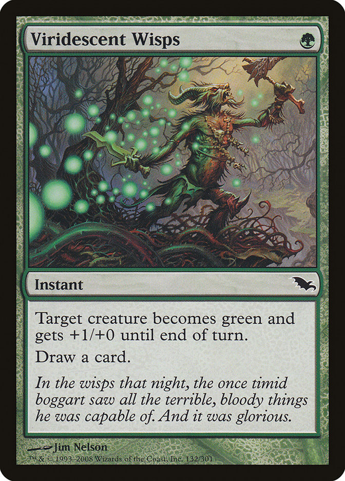 Viridescent Wisps [Shadowmoor] MTG Single Magic: The Gathering | Red Claw Gaming