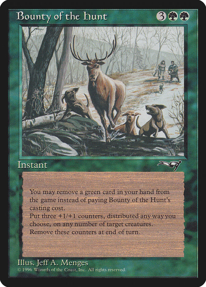 Bounty of the Hunt [Alliances] MTG Single Magic: The Gathering | Red Claw Gaming