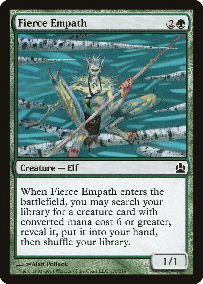 Fierce Empath [Commander 2011] MTG Single Magic: The Gathering | Red Claw Gaming