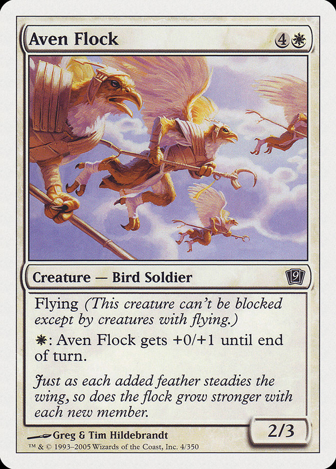 Aven Flock [Ninth Edition] MTG Single Magic: The Gathering | Red Claw Gaming