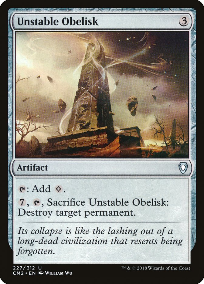 Unstable Obelisk [Commander Anthology Volume II] MTG Single Magic: The Gathering | Red Claw Gaming