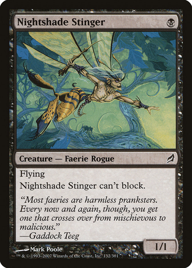 Nightshade Stinger [Lorwyn] MTG Single Magic: The Gathering | Red Claw Gaming